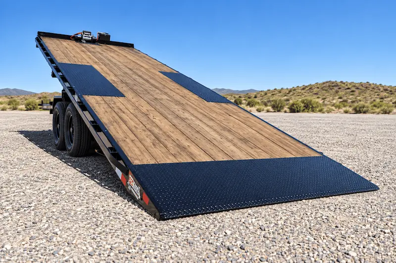 Tilt Trailers for rent at Fontana Trailers